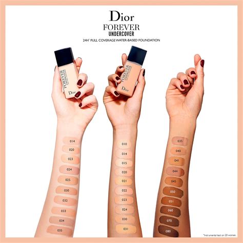 medium coverage dior foundation|dior forever foundation color chart.